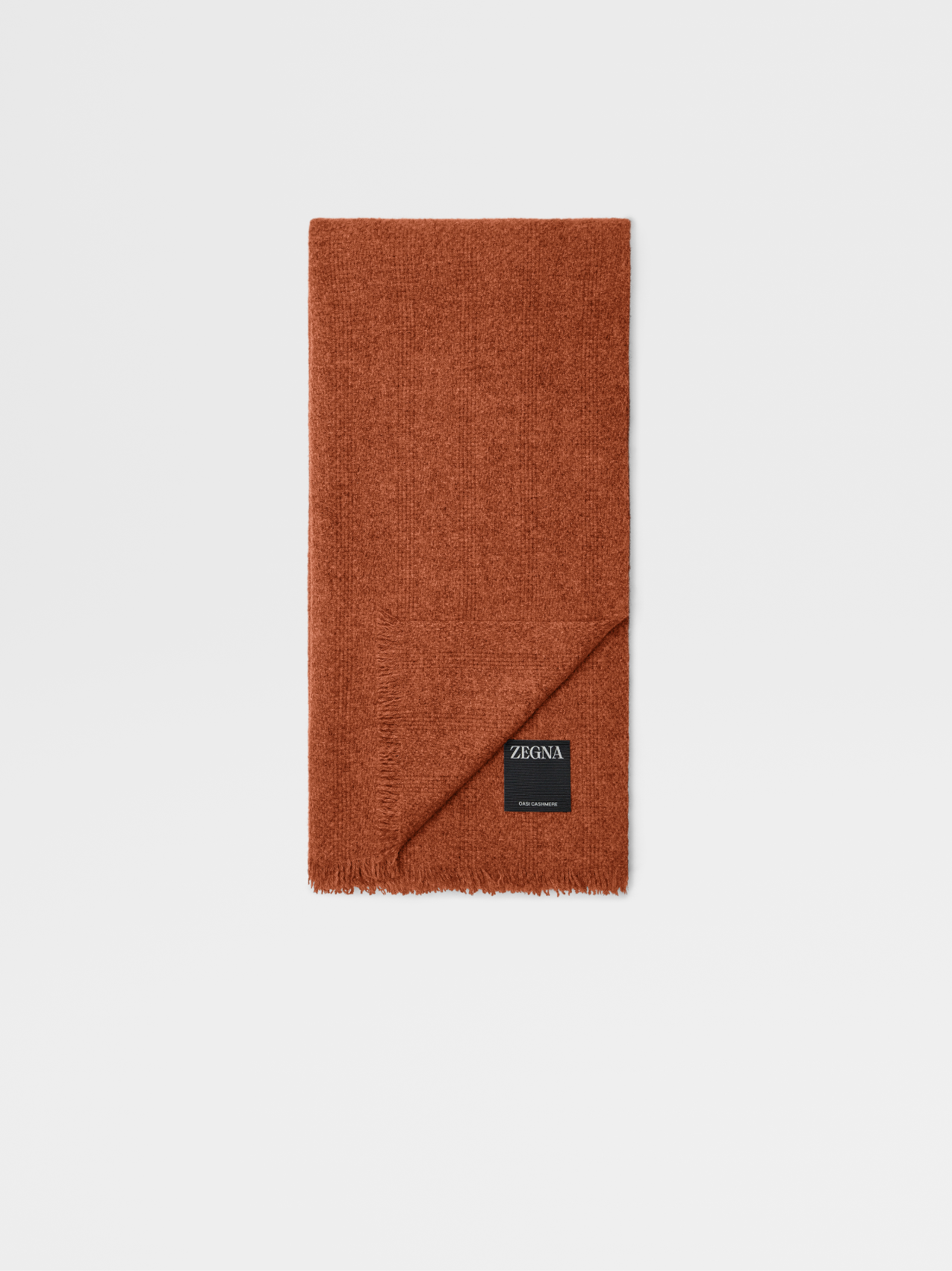 骆马红棕色 Oasi Cashmere 围巾